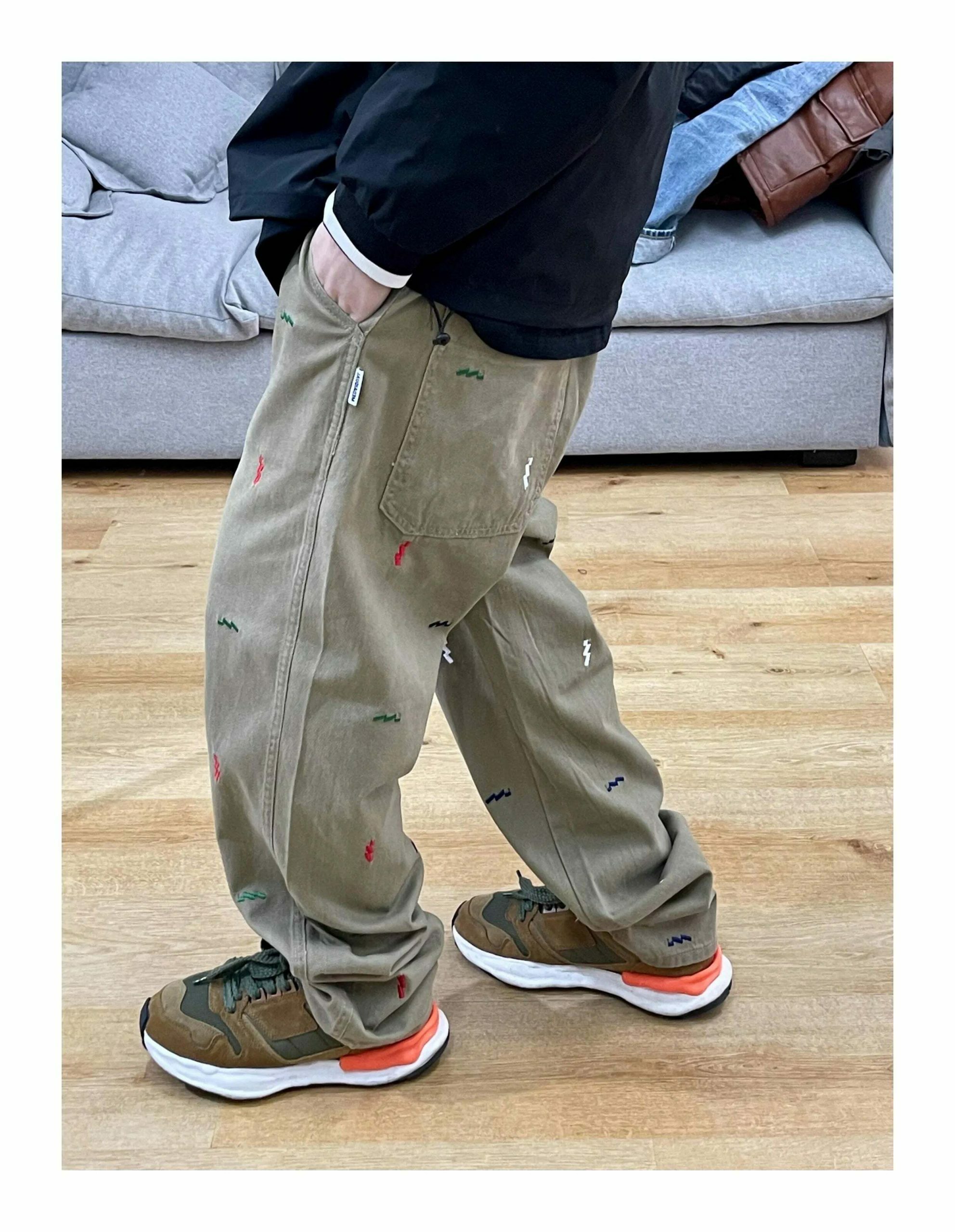 Vintage Y2K Aesthetic Embroidered Jeans - Coquette Style with Grunge & Pastel Goth Vibes Vintage Y2K Aesthetic Embroidered Jeans - Coquette Style with Grunge & Pastel Goth Vibes