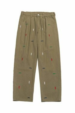 Vintage Y2K Aesthetic Embroidered Jeans - Coquette Style with Grunge & Pastel Goth Vibes