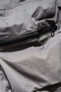 Vintage Y2K Aesthetic Parachute Cargo Shorts for Women - Coquette Style Grunge Fashion