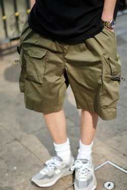 Vintage Y2K Aesthetic Parachute Cargo Shorts for Women - Coquette Style Grunge Fashion