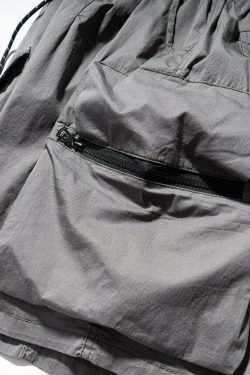 Vintage Y2K Aesthetic Parachute Cargo Shorts for Women - Coquette Style Grunge Fashion