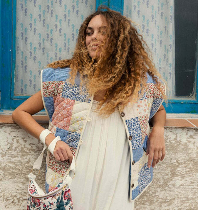 Vintage Y2K Aesthetic Printed Cotton Coat/Vest Jacket for Women - Coquette Grunge Fashion Vintage Y2K Aesthetic Printed Cotton Coat/Vest Jacket for Women - Coquette Grunge Fashion