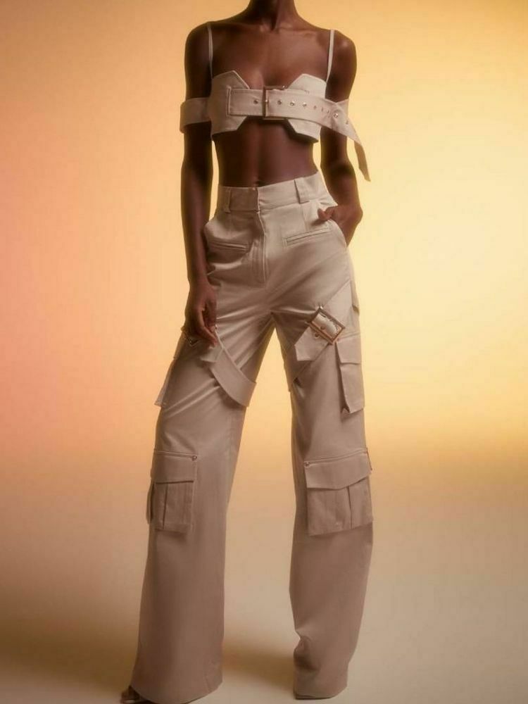 Vintage Y2K Fashion: Coquette Aesthetic Cargo Skirt & Grunge Hoodie