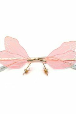 Vintage Y2K Fashion: Coquette Aesthetic Cargo Skirt & Wings Sunglasses