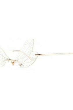 Vintage Y2K Fashion: Coquette Aesthetic Cargo Skirt & Wings Sunglasses