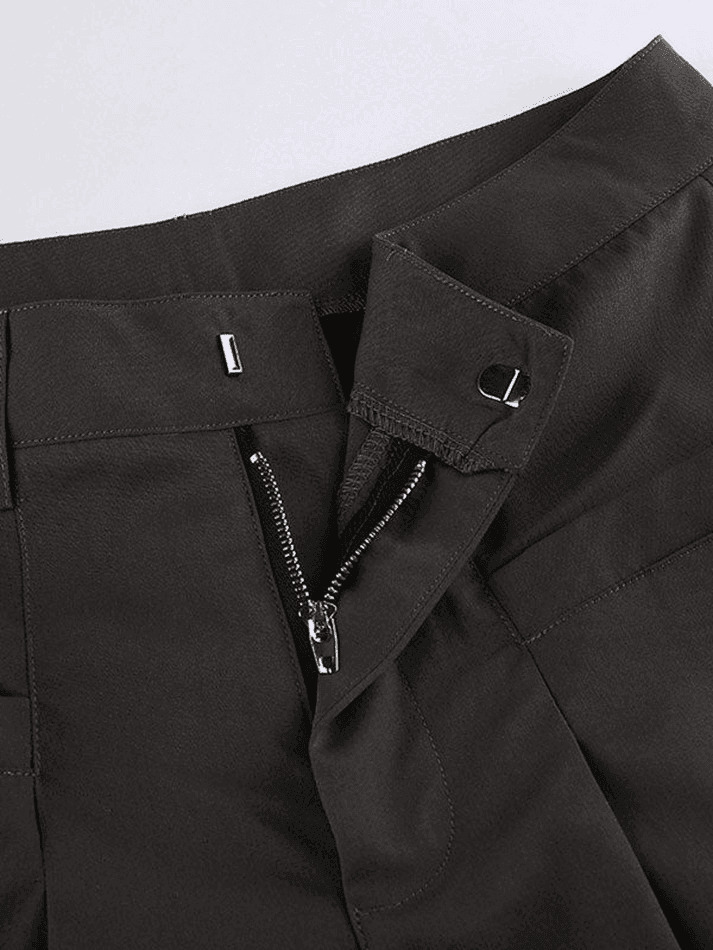 Vintage Y2K Straight-Leg Cargo Pants in Grunge Aesthetic Style