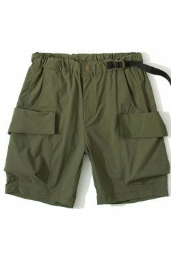 Vintage Y2K Style Cargo Skirt with Multiple Pockets - Grunge Aesthetic Women's Fashion