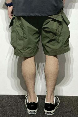 Vintage Y2K Style Cargo Skirt with Multiple Pockets - Grunge Aesthetic Women's Fashion