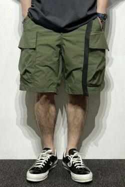 Vintage Y2K Style Cargo Skirt with Multiple Pockets - Grunge Aesthetic Women's Fashion