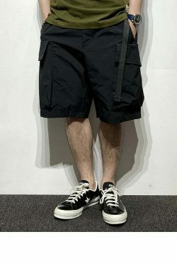 Vintage Y2K Style Cargo Skirt with Multiple Pockets - Grunge Aesthetic Women's Fashion