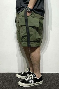 Vintage Y2K Style Cargo Skirt with Multiple Pockets - Grunge Aesthetic Women's Fashion