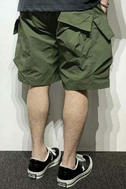 Vintage Y2K Style Cargo Skirt with Multiple Pockets - Grunge Aesthetic Women's Fashion