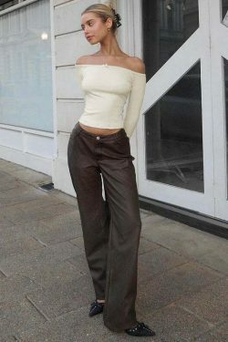 Vintage Y2K Style Off-Shoulder Top: Coquette Aesthetic, Grunge & Pastel Goth