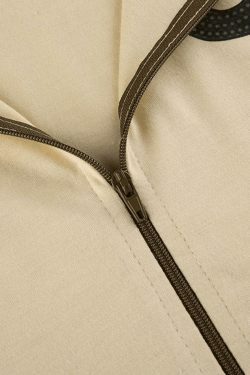 Vintage Zip Up Crop Top - Y2K Aesthetic Grunge Style Coquette Fashion Women's Clothing