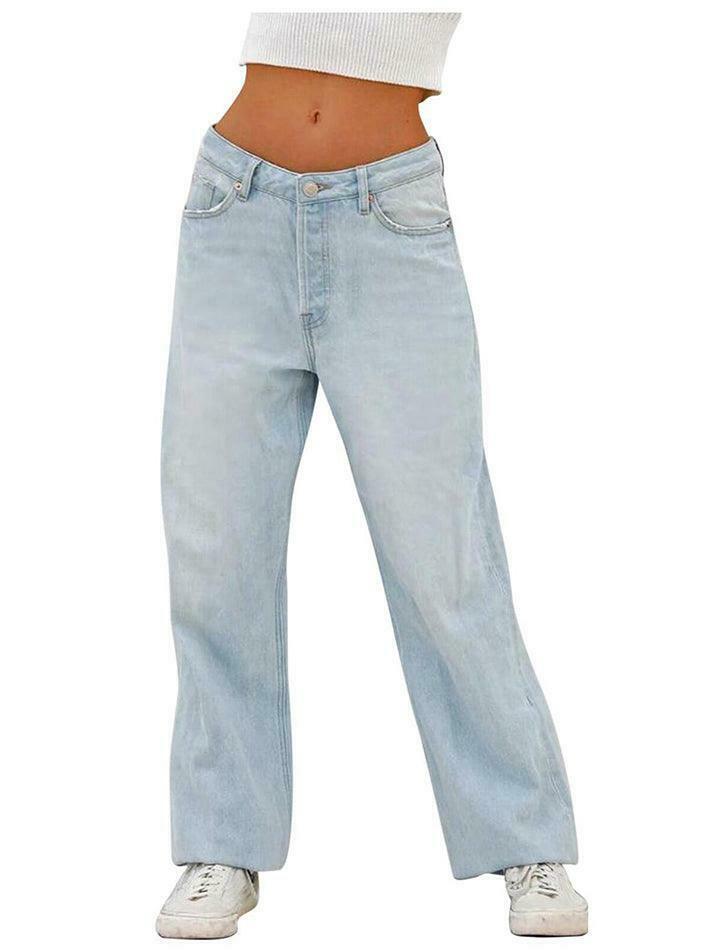 Washed Vintage Blue Boyfriend Jeans: Y2K Fashion Staple for Coquette Aesthetic & Grunge Style Washed Vintage Blue Boyfriend Jeans: Y2K Fashion Staple for Coquette Aesthetic & Grunge Style