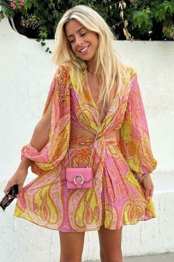 Whimsical Wanderlust Bohemian Cargo Skirt Dress