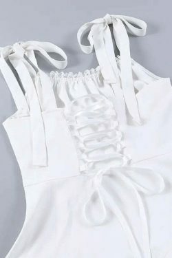 Whispering Winds Mini Wrap Charm Dress - Y2K Fashion with Coquette Aesthetic