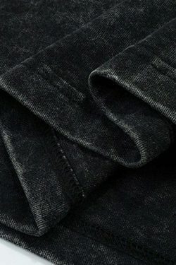 Y2K Acid Wash Cargo Skirt: Coquette Grunge Style - Cute Tops & Pastel Goth Fashion