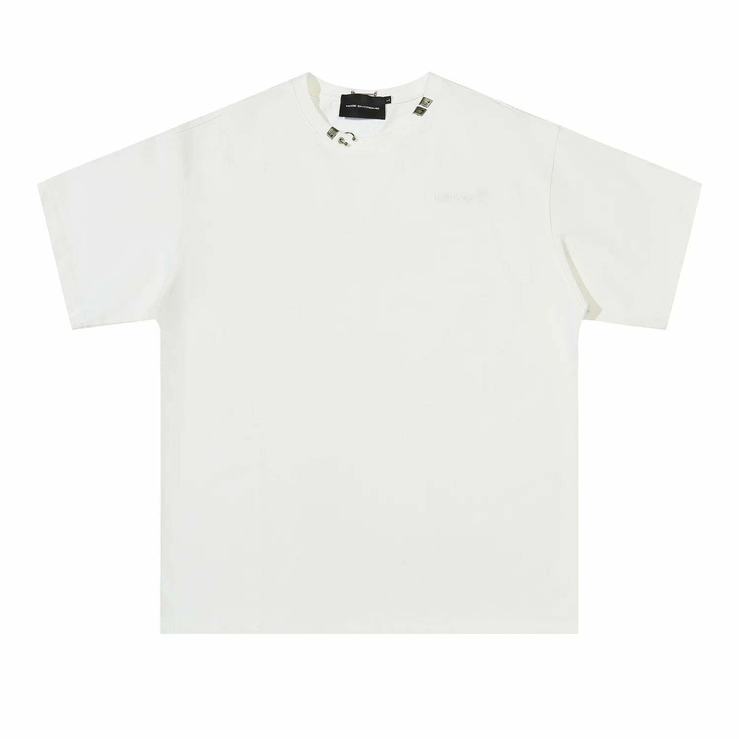 Y2K Acid Wash Collar T-Shirt - Coquette Aesthetic Grunge Style Y2K Acid Wash Collar T-Shirt - Coquette Aesthetic Grunge Style