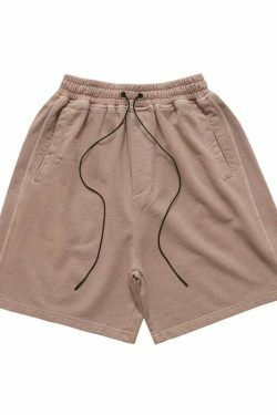 Y2K Acid Wash Jogger Shorts: Coquette Aesthetic Grunge Style Cargo Skirt Fashion