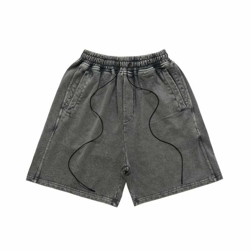 Y2K Acid Wash Jogger Shorts: Coquette Aesthetic Grunge Style Cargo Skirt Fashion Y2K Acid Wash Jogger Shorts: Coquette Aesthetic Grunge Style Cargo Skirt Fashion