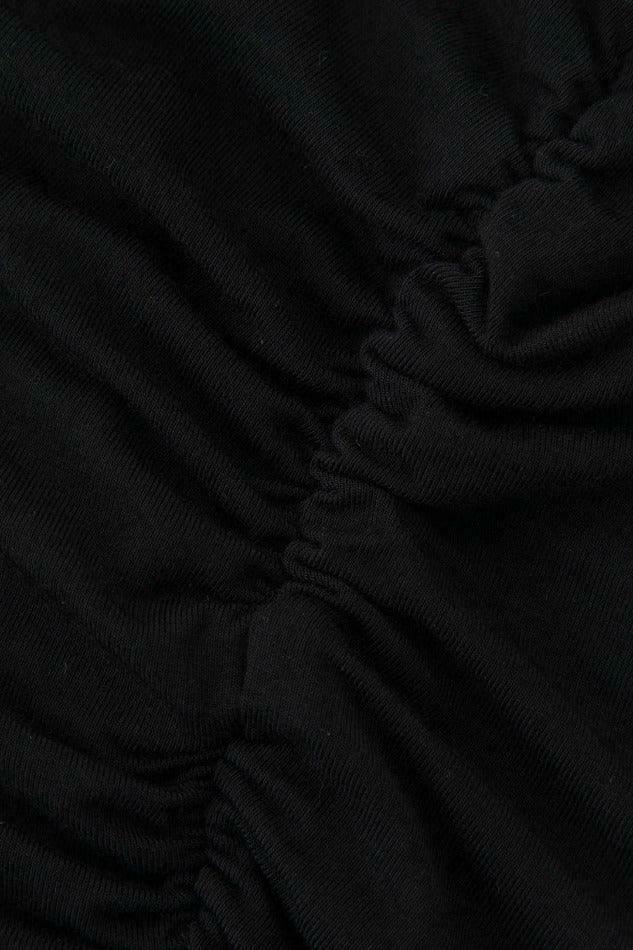 Y2K Aesthetic Asymmetric Ruched Front T-Shirt for Women - Coquette & Grunge Style Tops Y2K Aesthetic Asymmetric Ruched Front T-Shirt for Women - Coquette & Grunge Style Tops