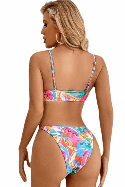 Y2K Aesthetic Backless Bikini: Coquette Style, Grunge Fashion, Cute Tops, Pastel Goth