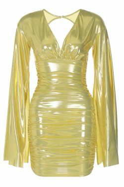 Y2K Aesthetic Backless High-Waist Slim Dress for Women - Coquette & Grunge Style Fashion