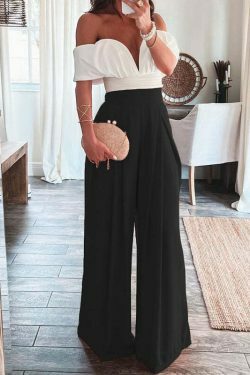 Y2K Aesthetic Backless Top & Wide-Leg Pants Suit for Niche Women Fashion