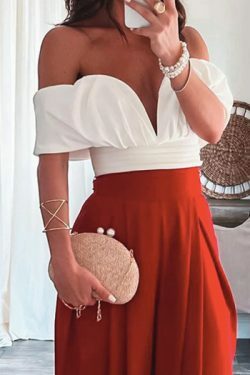 Y2K Aesthetic Backless Top & Wide-Leg Pants Suit for Niche Women Fashion