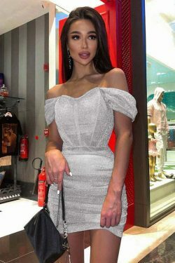 Y2K Aesthetic Backless Tube Top & Wrinkled Tight Hip Dress