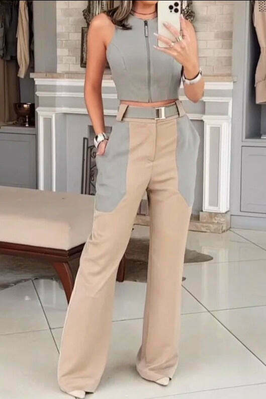 Y2K Aesthetic Backless Vest Suit for Women - Coquette & Grunge Style with Pastel Goth Vibes