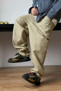 Y2K Aesthetic Balloon Fit Carpenter Jeans - Coquette Grunge Fashion with Old Money Vibes