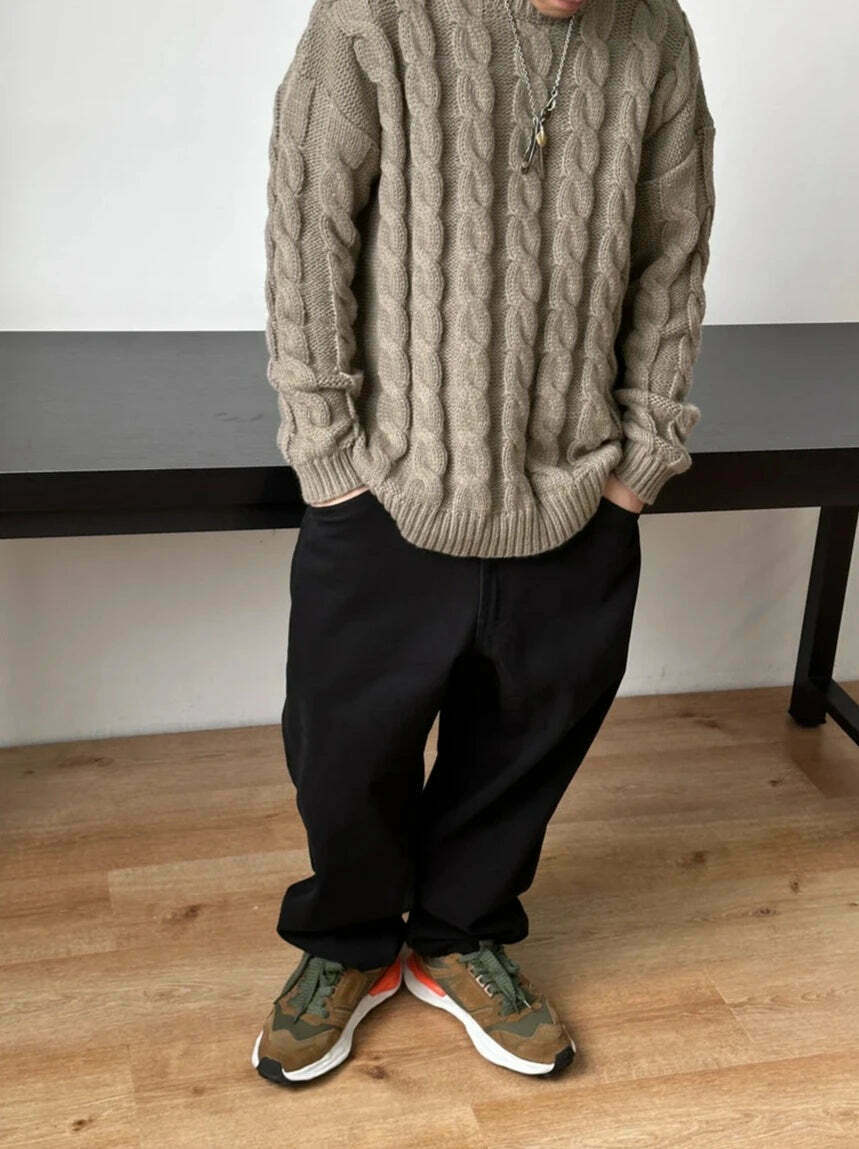 Y2K Aesthetic Balloon Fit Carpenter Jeans - Coquette Grunge Fashion with Old Money Vibes