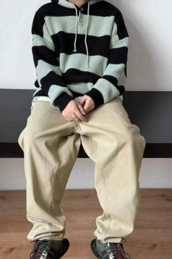 Y2K Aesthetic Balloon Fit Carpenter Jeans - Coquette Grunge Fashion with Old Money Vibes