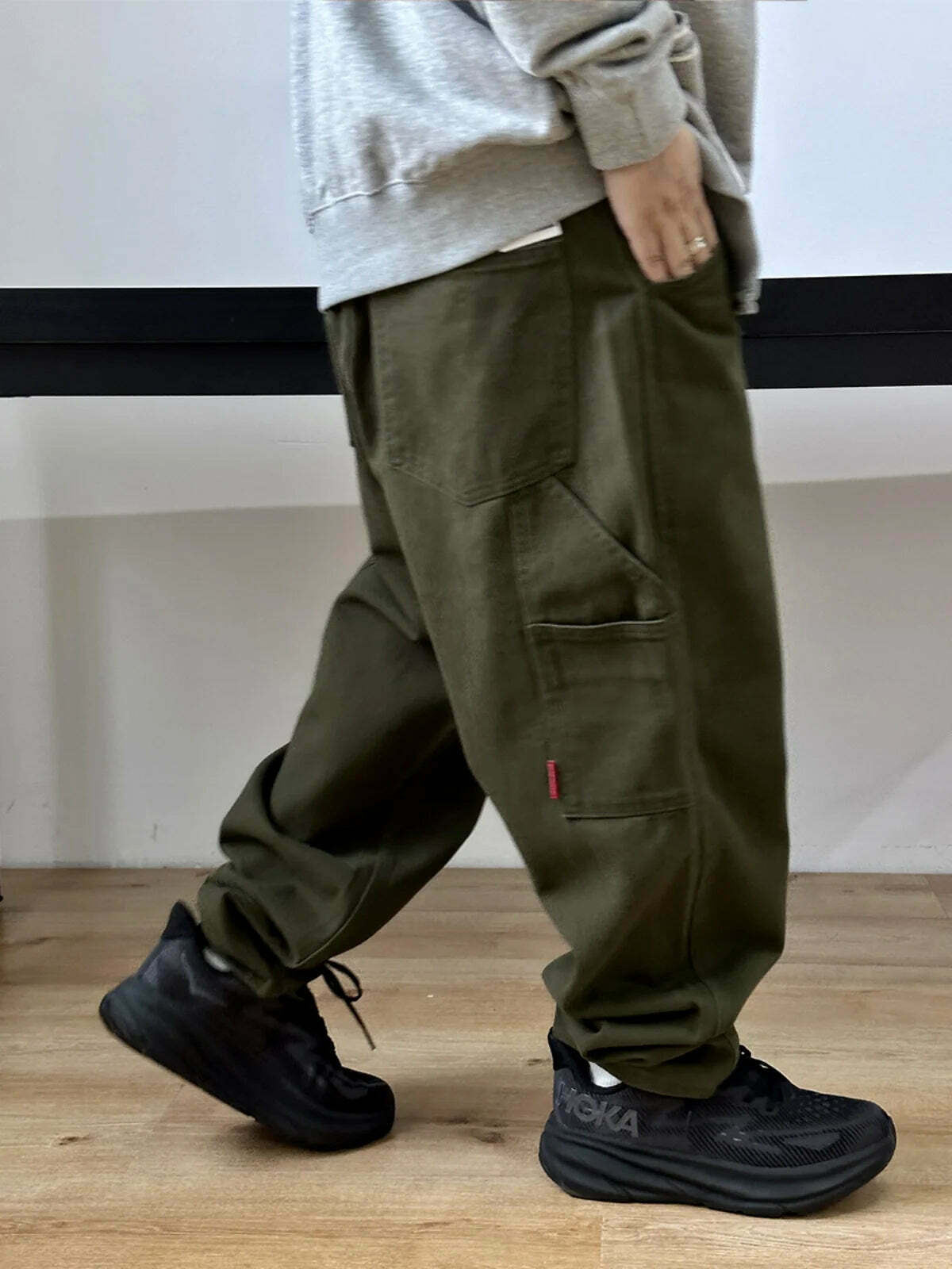 Y2K Aesthetic Balloon Fit Carpenter Jeans - Coquette Grunge Fashion with Old Money Vibes