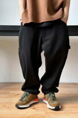 Y2K Aesthetic Balloon Fit Carpenter Jeans - Coquette Grunge Fashion with Old Money Vibes