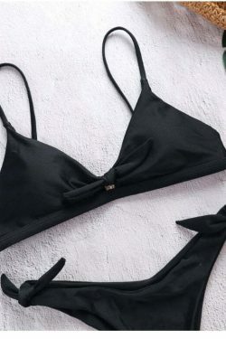 Y2K Aesthetic Bandage Bikini - Coquette Grunge Fashion - Cute Tops & Cargo