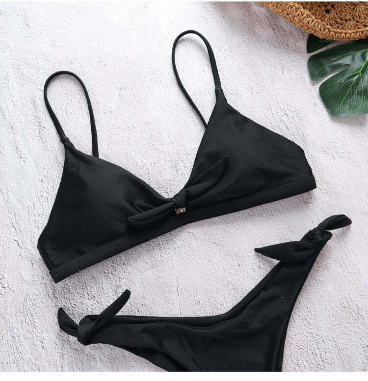 Y2K Aesthetic Bandage Bikini - Coquette Grunge Fashion - Cute Tops & Cargo Y2K Aesthetic Bandage Bikini - Coquette Grunge Fashion - Cute Tops & Cargo