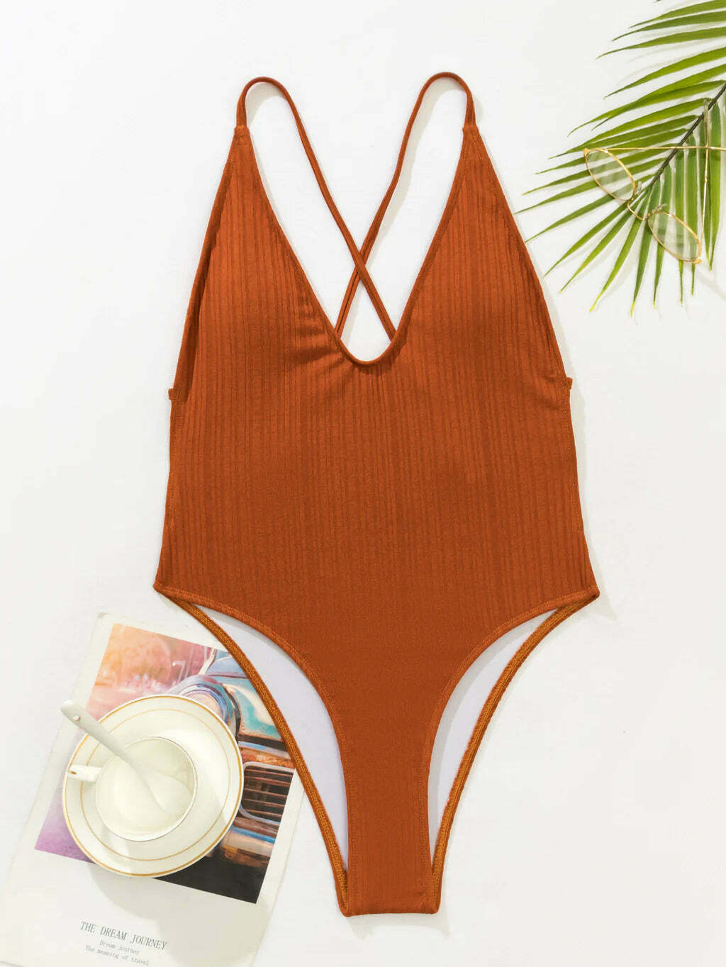 Y2K Aesthetic Beach Sexy One-Piece Bikini - Coquette Style for Women