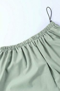 Y2K Aesthetic Belted Parachute Cargo Pants for Women - Coquette Style with Grunge Influence