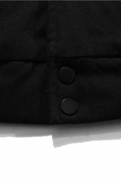 Y2K Aesthetic Black AIR Racing Jacket for Niche Women Fashion