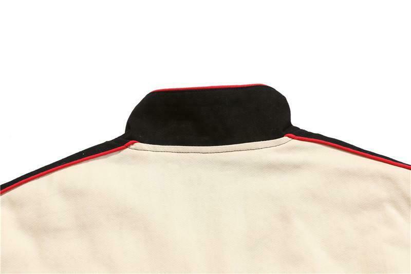 Y2K Aesthetic Black AIR Racing Jacket for Niche Women Fashion Y2K Aesthetic Black AIR Racing Jacket for Niche Women Fashion