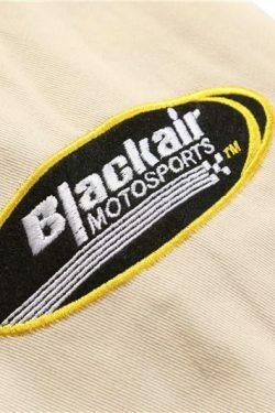 Y2K Aesthetic Black AIR Racing Jacket for Niche Women Fashion