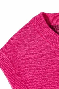 Y2K Aesthetic Black Air Spider Jacquard Sweater Vest - Coquette Style Grunge Fashion