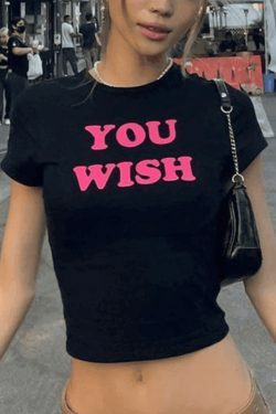 Y2K Aesthetic Black Crop Top with Coquette Style and Grunge Fashion Vibes