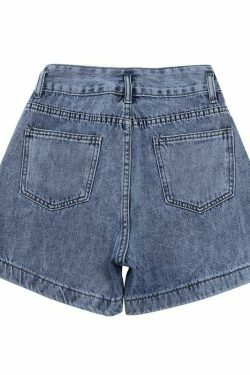 Y2K Aesthetic Black Hearts Shorts - Coquette & Grunge Style Women's Fashion