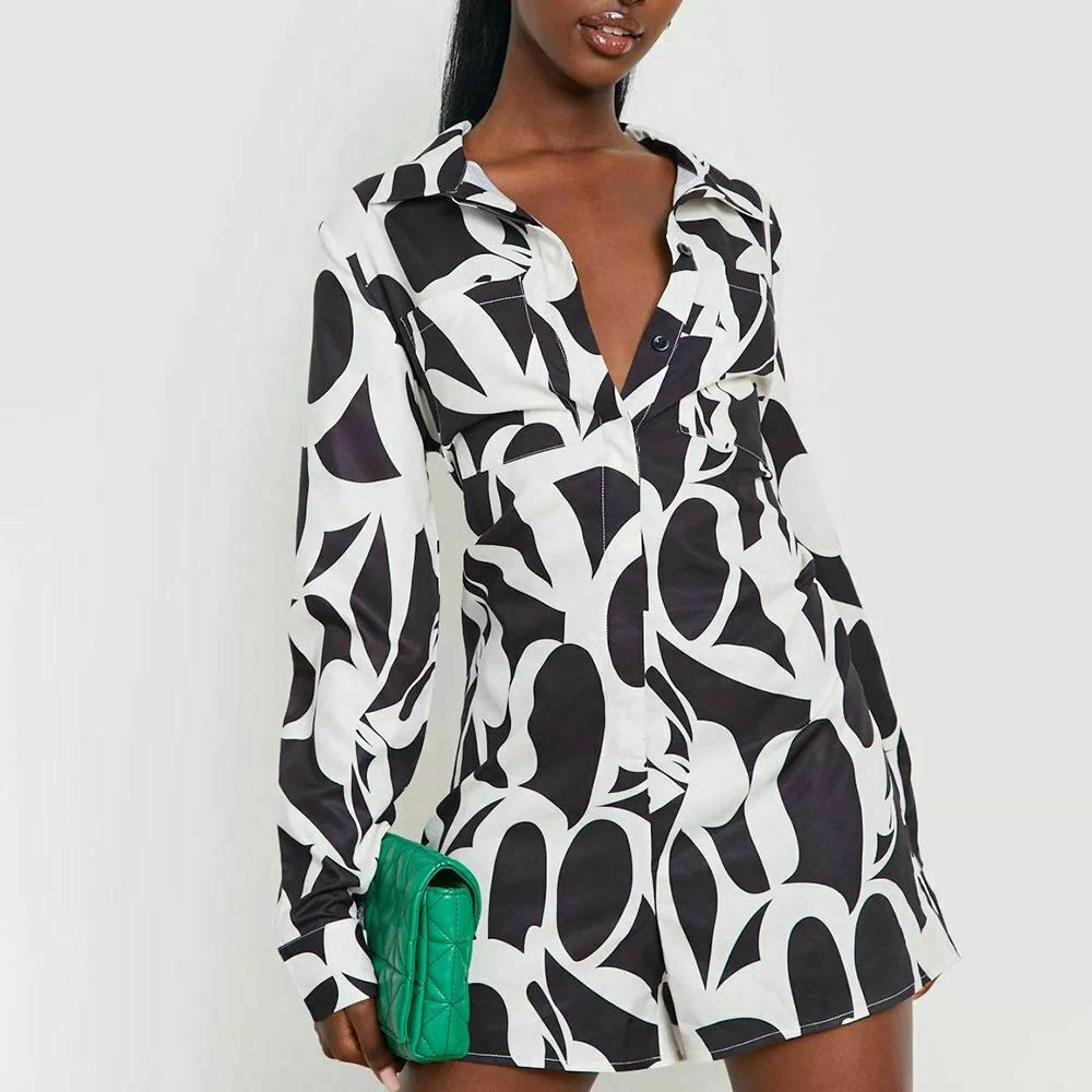 Y2K Aesthetic Black Long Sleeve Short Jumpsuit - Coquette Style Grunge Fashion Women's Clothing Y2K Aesthetic Black Long Sleeve Short Jumpsuit - Coquette Style Grunge Fashion Women's Clothing