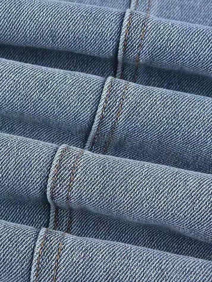 Y2K Aesthetic Black Star Patchwork Jeans - Coquette Style Grunge Fashion Women's Clothing