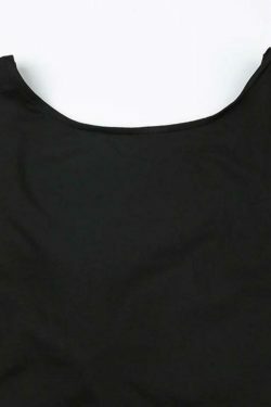 Y2K Aesthetic Black Tank Top: Coquette Grunge Fashion & Cute Tops